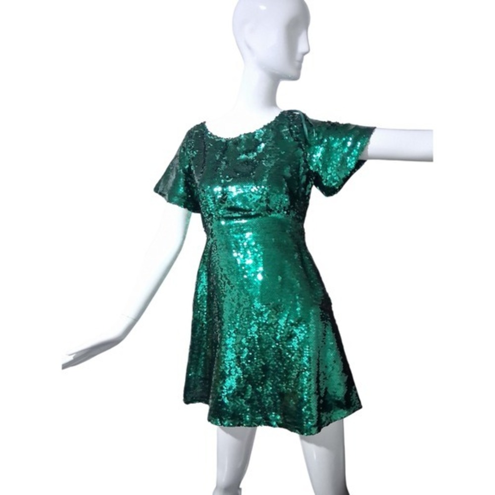 Francesca's Holiday Christmas New Years‎ Womens size S Natasha Sequin Glam Dress